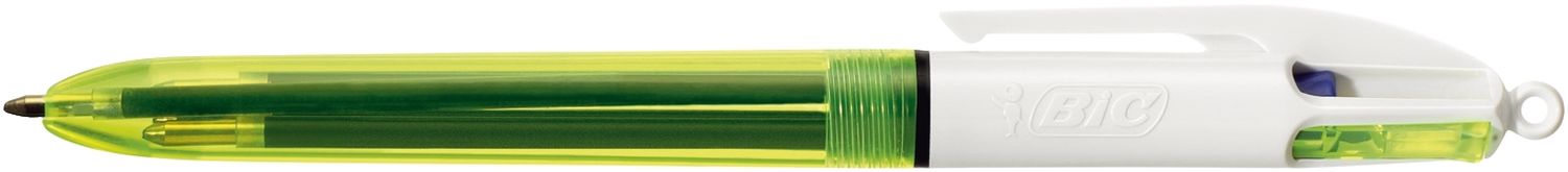 BIC 4-Farb-Kugelschreiber Fluo