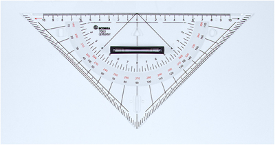 Ecobra 7063 Kleines Kursdreieck mit Aufdruck