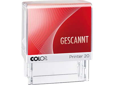 COLOP PRINTER 20 ROT LAGERTEXTSTEMPEL