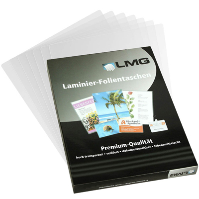 100 LMG Laminierfolien glänzend für A5 125 micron