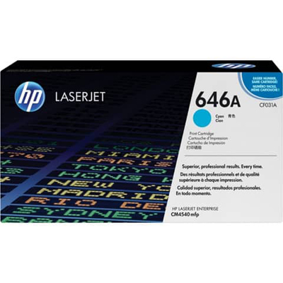 HP CF031A Lasertoner cyan Nr 646A 12.500 Seiten