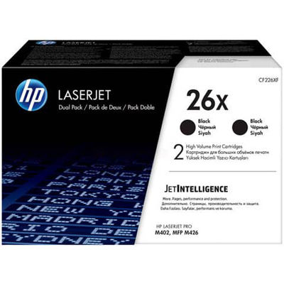 HP CF226XD Lasertoner Nr.26X schwarz VE2