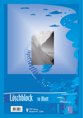 Löschblattblock A4 10BL farbig VE10