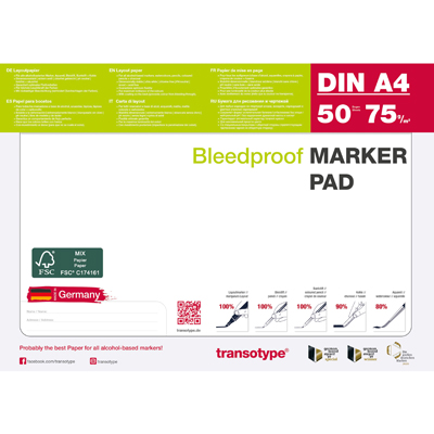 Marker Pad 25001 70 g/m² A4, 50 Blatt