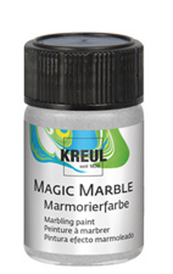 KREUL 73219 Marmorierfarbe silber