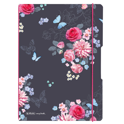 HERLITZ 50021550 Notizheft PP A4 Lady Flowers