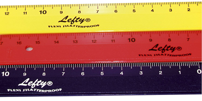 KUM 201.21.29 Lineal Flexi-Lefty Linkshänder 15cm
