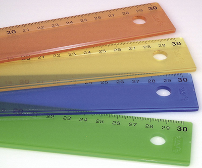 Lineal Plastik 30cm transparent