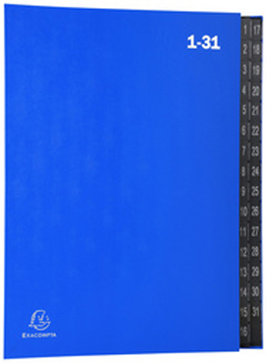 EXACOMPTA Pultordner 1-31 57042E blau