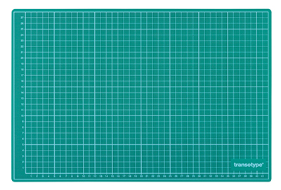 transotype Schneidematte 60 x 45 cm grün/schwarz 17503