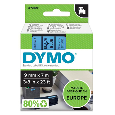 Dymo S0720710 Schriftband D1 40916 blau/sw