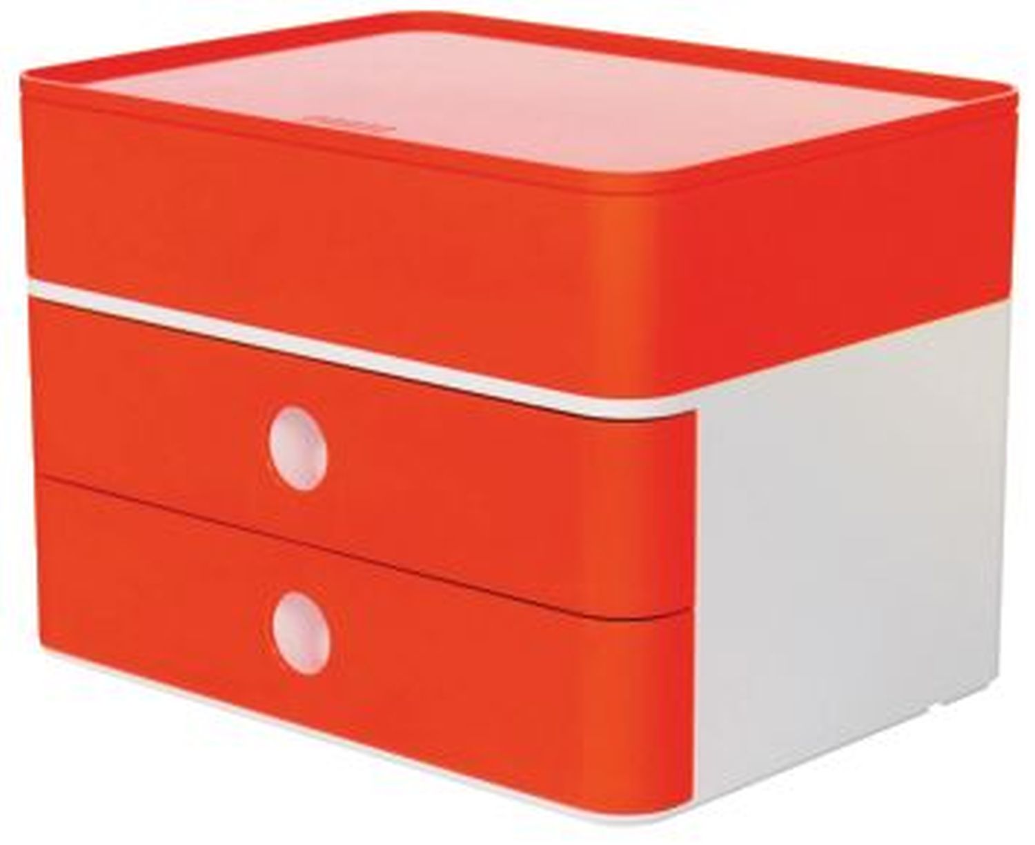 HAN 1100-17 Allison Schubladenbox 2 Laden+Box weiß/rot