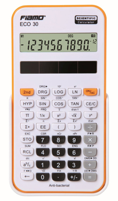 Taschenrechner 190-stellig weiß/orange
