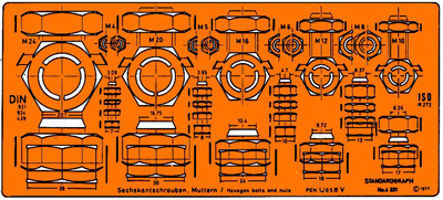 Standardgraph 4321 Sechskant-Schrauben