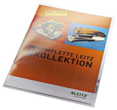 Leitz Sichthülle A4  4106-00-02 PVC glasklar VE10