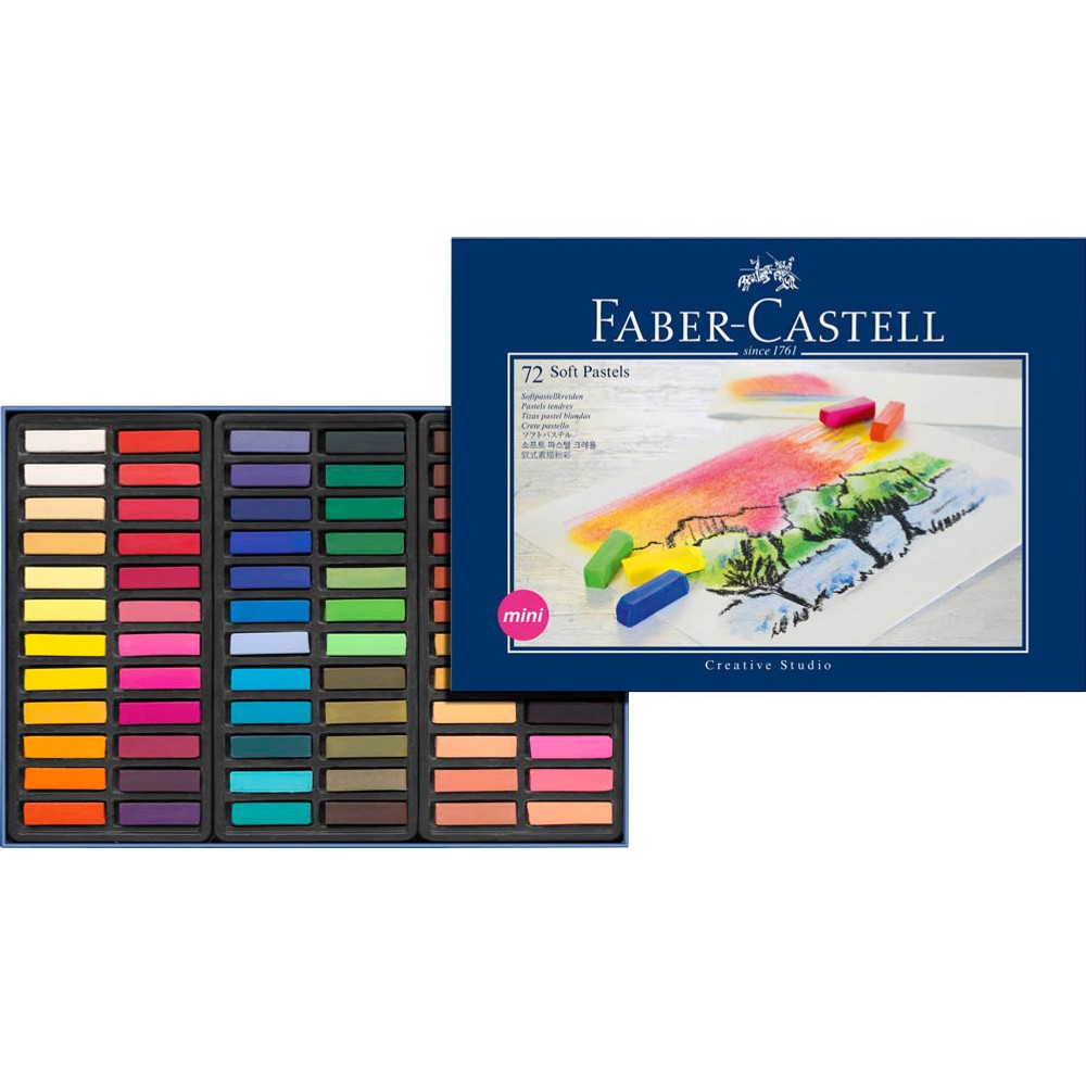 Faber-Castell Softpastellkreiden mini,72 St.