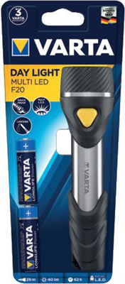 Taschenlampe LED Multi F20 schw/silber