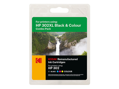 Kodak 185H030217 Alternativ HP 2133 Tinte schwarz, farbig VE2