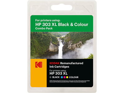 Kodak 185H030317 Alternativ HP PH6230 Tinte schwarz, farbig VE2