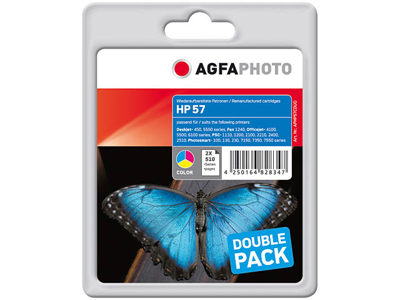 Agfa Photo APHP57CDUO Alternativ HP PSC1210 Tinte farbig VE2