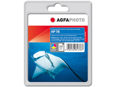 Agfa Photo APHP78C Alternativ HP DJ970CXI Tinte farbig 48ml