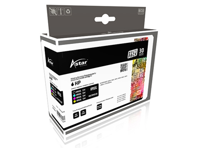 Astar AS70691 Alternativ HP OJ 8010 Tinte CMYK VE4