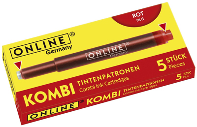 Tintenpatrone 5ST rot VE197