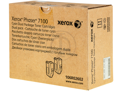 106R02602 XEROX PH7100 TONER (2) CYAN HC