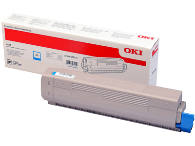 46471115 OKI C813DN TONER CYAN