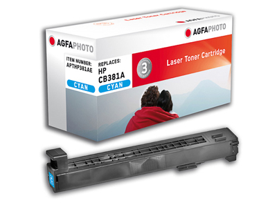 Agfa Photo APTHP381AE Alternativ HP.LJ CP6015 Toner cyan