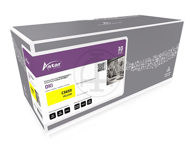 AS13305 ASTAR OKI C5650 TONER YEL