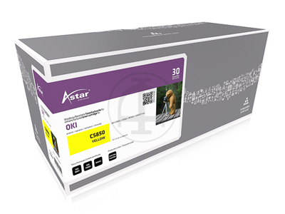 AS20033 ASTAR OKI C5850 TONER YEL