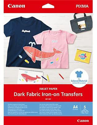 DF101 CANON DARK FABRIC IRON-ON TRANSFER