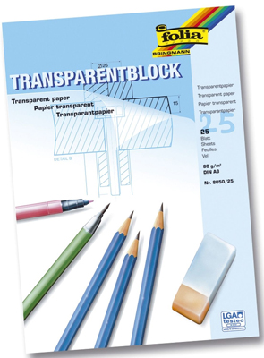 Transparentpapierblock A3 25BL