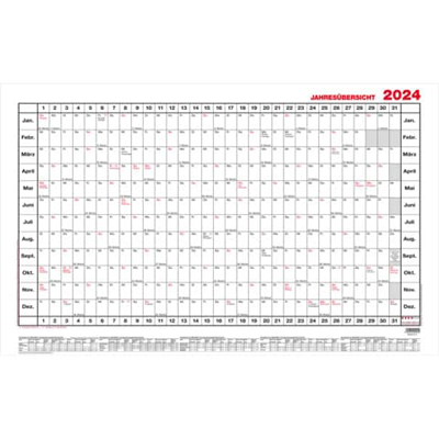 Wandkalender 140x84cm 1J 1S