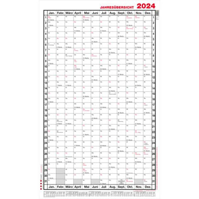 Wandkalender hoch Versandrohr 60x100cm