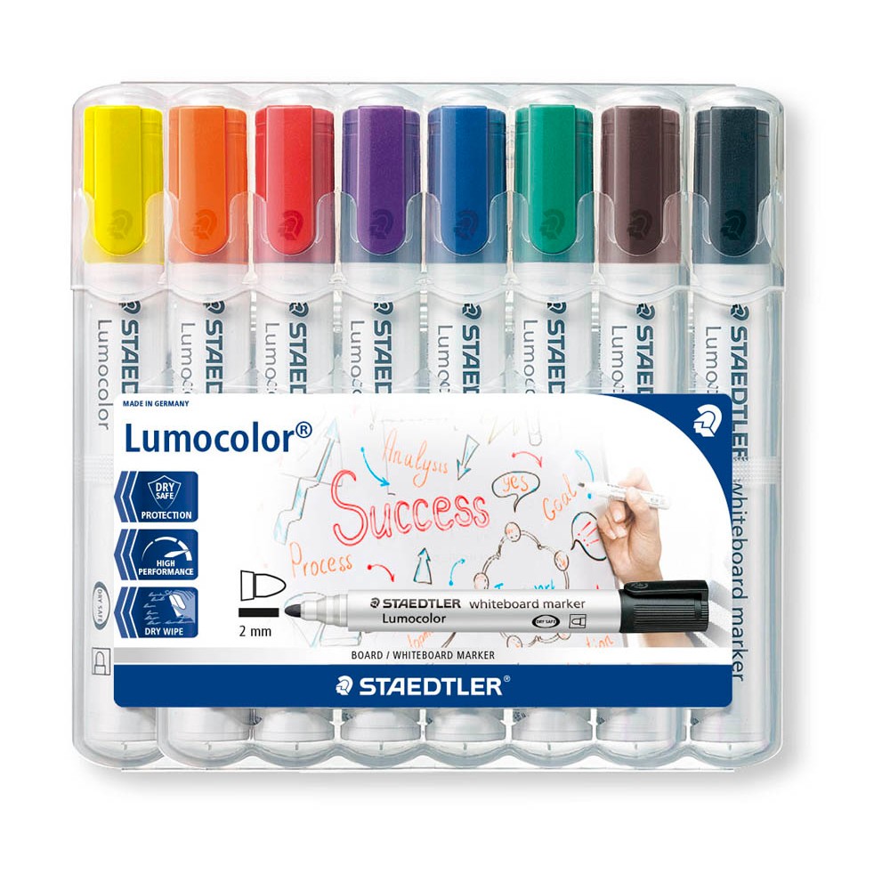 STAEDTLER Lumocolor Whiteboard-Marker, 8-er Etui